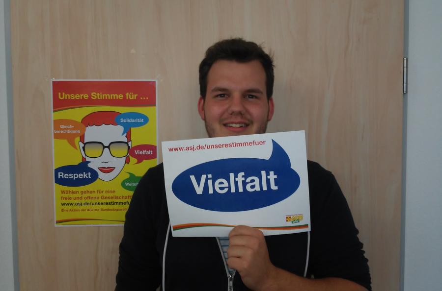Yannik stimmt für Vielfalt