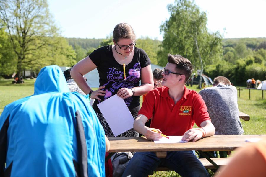 Bundesjugendtreffen 2016. Foto: ASJ/B. Bechtloff Bundesjugendtreffen 2016. Foto: ASJ/B. Bechtloff