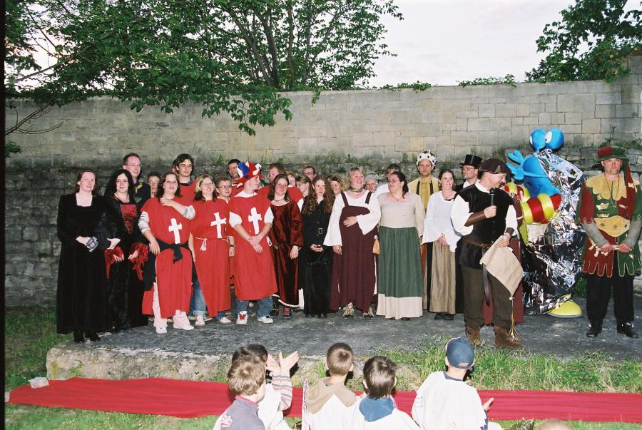 Würdenträger bei der Siegerehrung