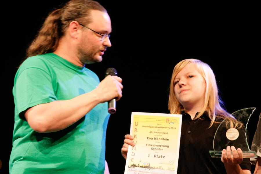 ASJ-Bundesjugendwettbewerb 2012. Foto: ASJ/Barbara Bechtloff ASJ-Bundesjugendwettbewerb 2012. Foto: ASJ/Barbara Bechtloff