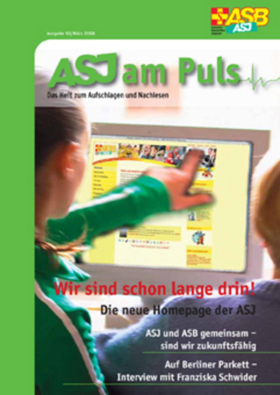 Titelseite des ASJ am Puls 1/2008