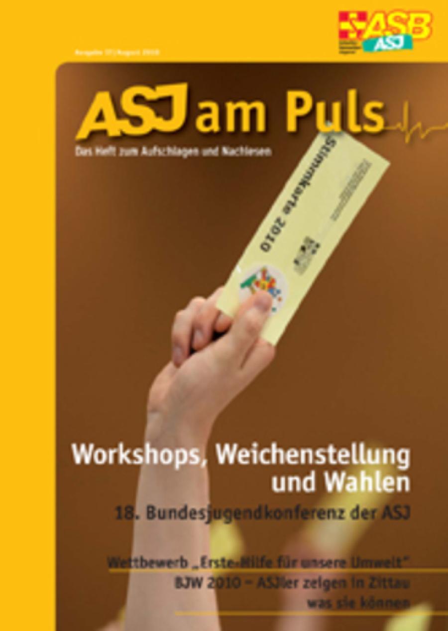 Titelseite des ASJ am Puls Ausgabe 2/2010