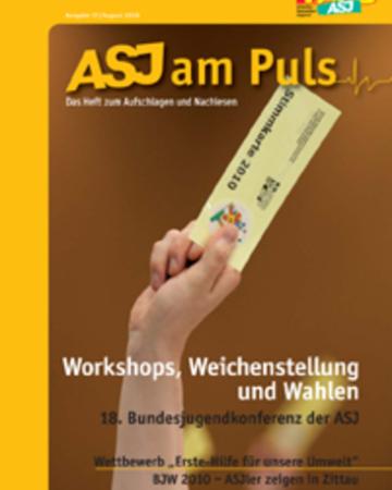 Titelseite des ASJ am Puls Ausgabe 2/2010