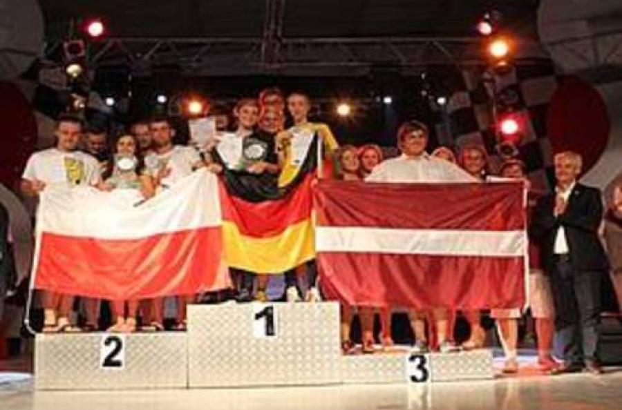 Siegerehrung der Jugend-Teams.